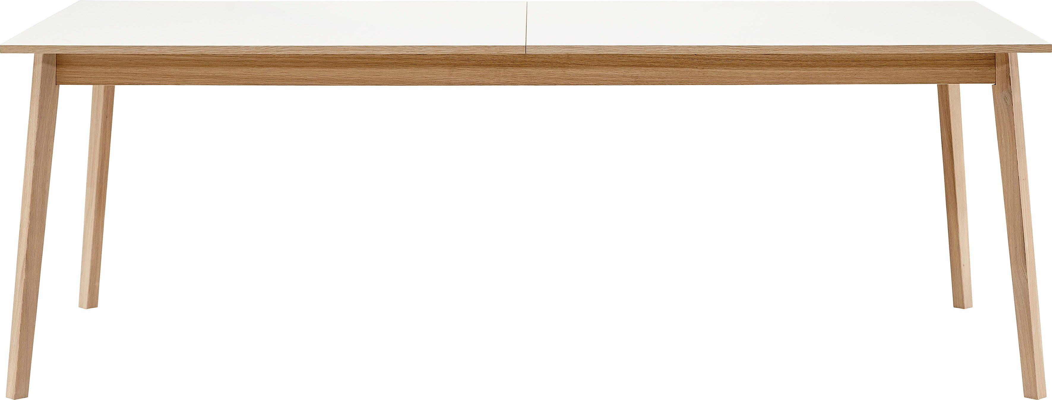 Hammel Furniture Esstisch Basic by in Avion, cm, Hammel Tischplatte Gestell aus Melamin 220(310)x100 und Eiche