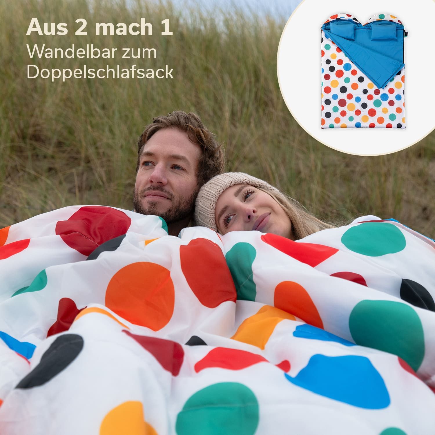 Skandika Deckenschlafsack für Erwachsene, Sovro Flex 190+30 Stardust, als Decke verwendbar (Packsack mit Kompressionsbändern und Schutzhaube), Schlafsack Outdoor für Erwachsene, 3 Jahreszeiten
