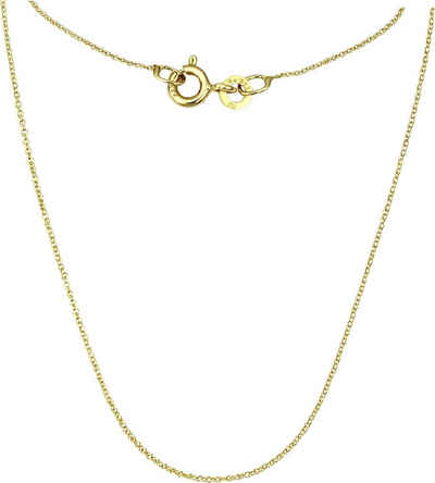 GoldDream Goldkette GoldDream Damen Colliers Halskette 45cm (Collier), Damen Colliers Halskette 45cm, 333 Gelbgold - 8 Karat, Farbe: goldfarb