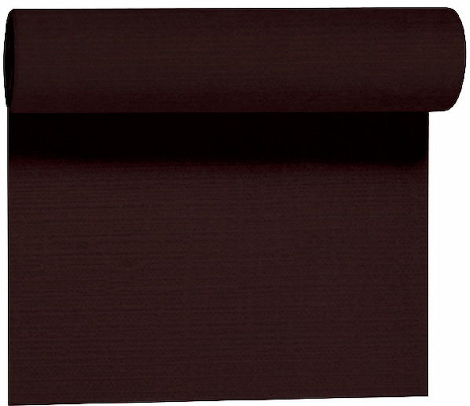 Duni Tischläufer 1 Evolin® Tete-á-Tete, schwarz, 0,41 m x 24m, 166856