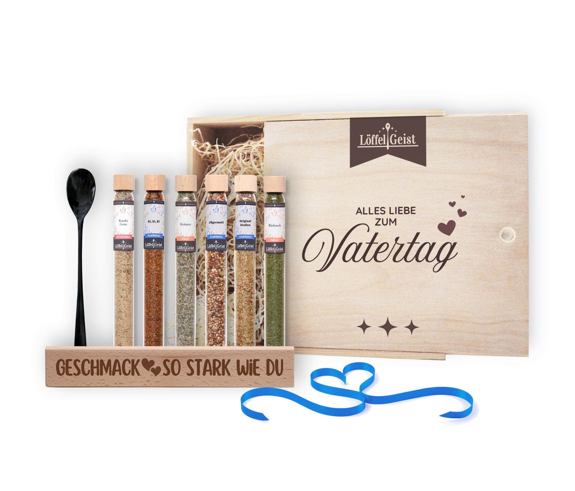 Löffelgeist Lebensmittel-Geschenkset Alles liebe zum Vatertag Geschenkbox