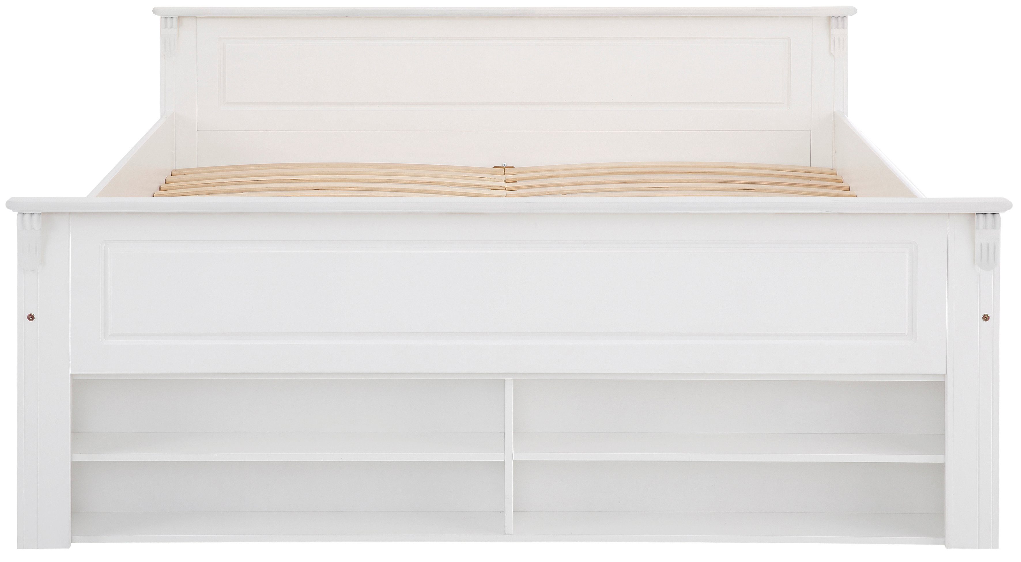 OTTO home Massivholzbett Tessin, Stauraumbett, Landhausstil, Schubladen optional, rustikal (Breite/Belastbarkeit 180cm/220 KG, 140cm/180 KG), zertifizierte Kief – Bild 5 von 5