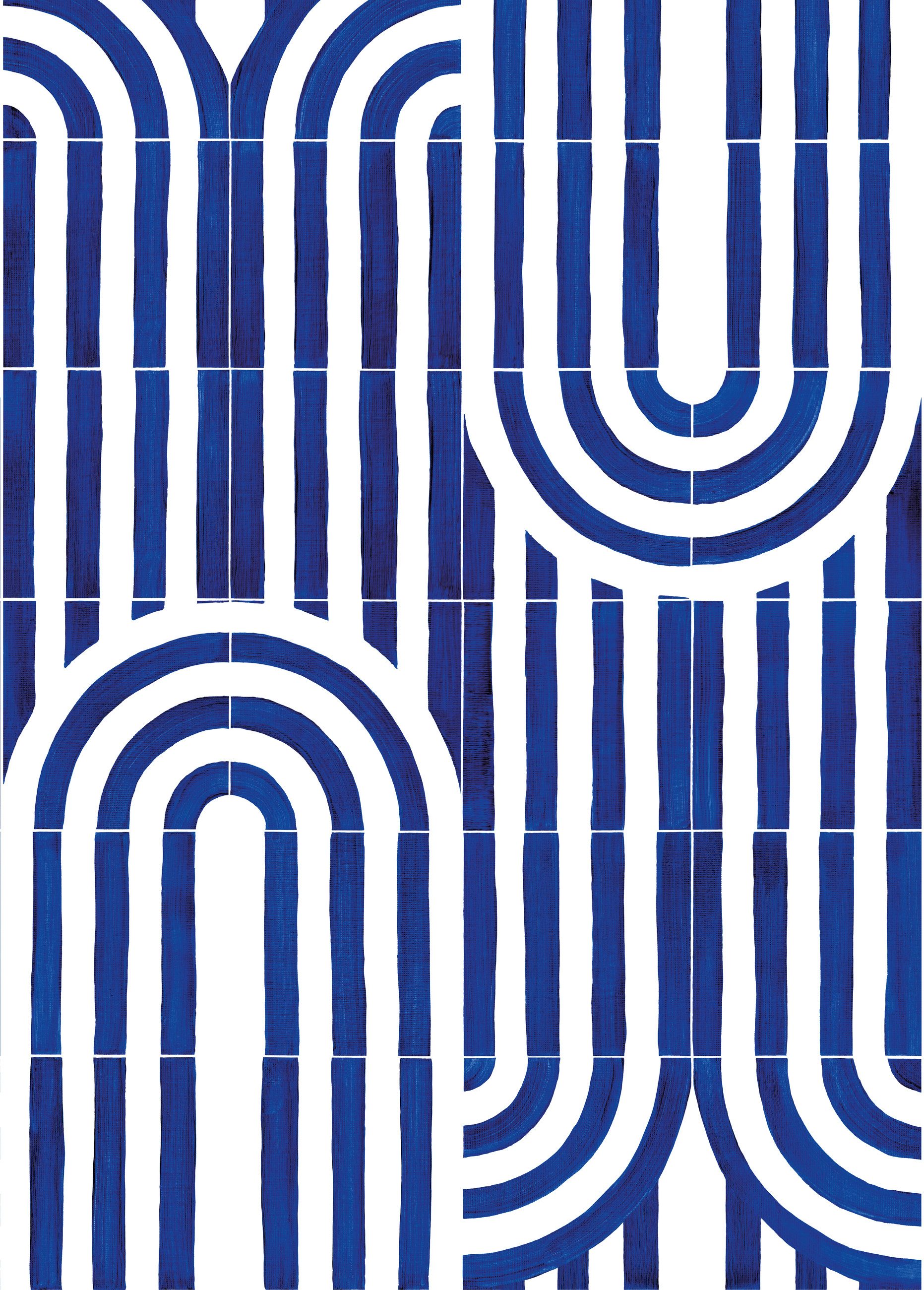 Fototapete Palazzo in Blau, Roomblush - RB464