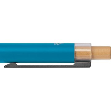 Livepac Office Kugelschreiber Kugelschreiber aus recyceltem Aluminium / Farbe: hellblau