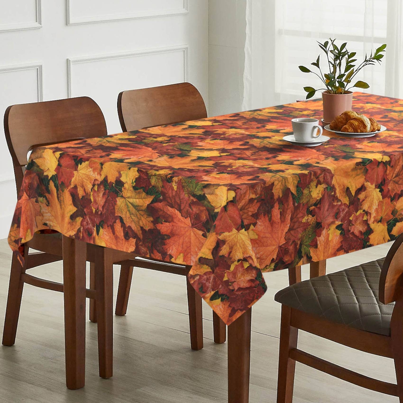ANRO Tischdecke Stoff Digitalprint Tischtuch EasyClean ACRYL Beschichtet Tischwäsche (Einzelstück 1-tlg), auch als Gartentischdecke - ACRYL Beschichtet