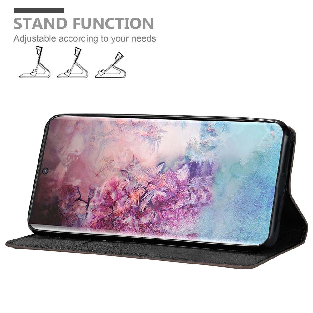 Cadorabo Handyhülle für Samsung Galaxy NOTE 10 PLUS Hülle Samsung Galaxy NOTE 10 PLUS, Hülle Schutzhülle mit Standfunktion, Magnetverschluss und Kartenfach
