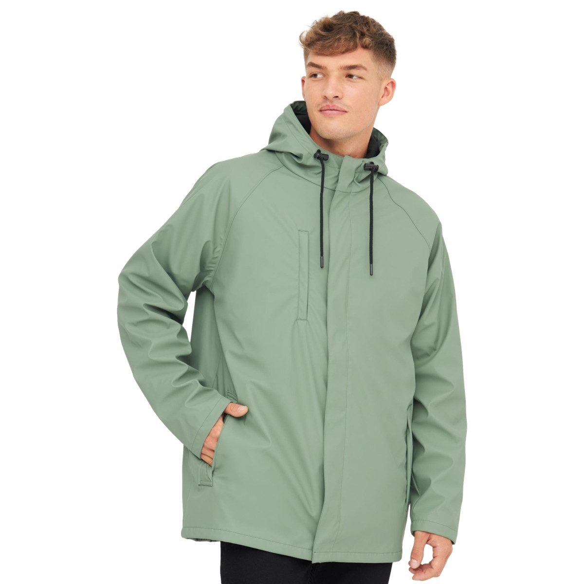 Derbe Regenjacke Derbe Passby Plain Herren Regenjacke günstig online kaufen