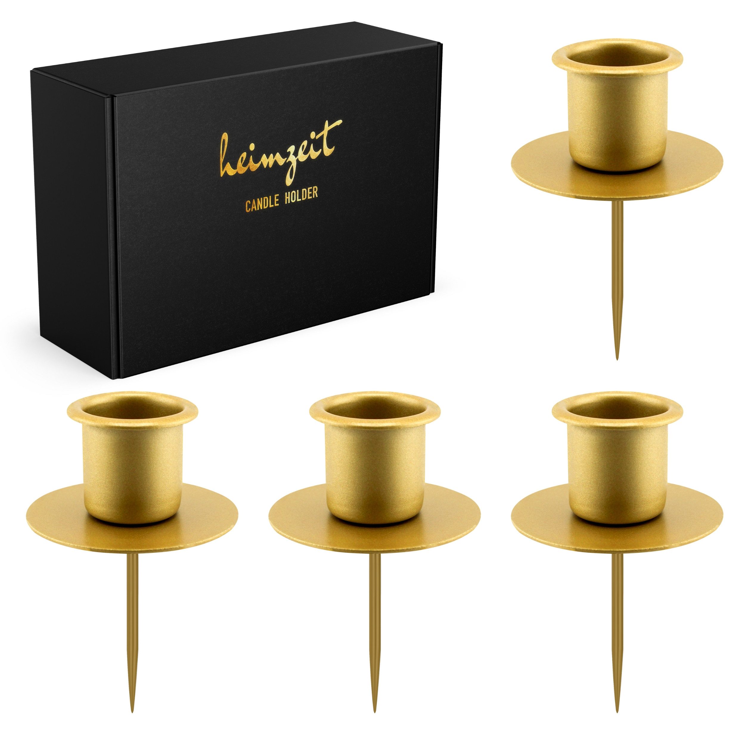 heimzeit Tischkerzenhalter Kerzenhalter für Stabkerzen Ø 22 mm zum Stecken günstig online kaufen