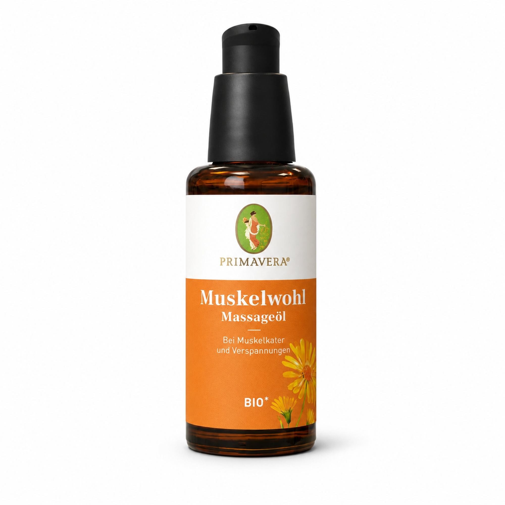 Primavera Massageöl Primavera MUSKELWOHL Massageöl Bio 50ml