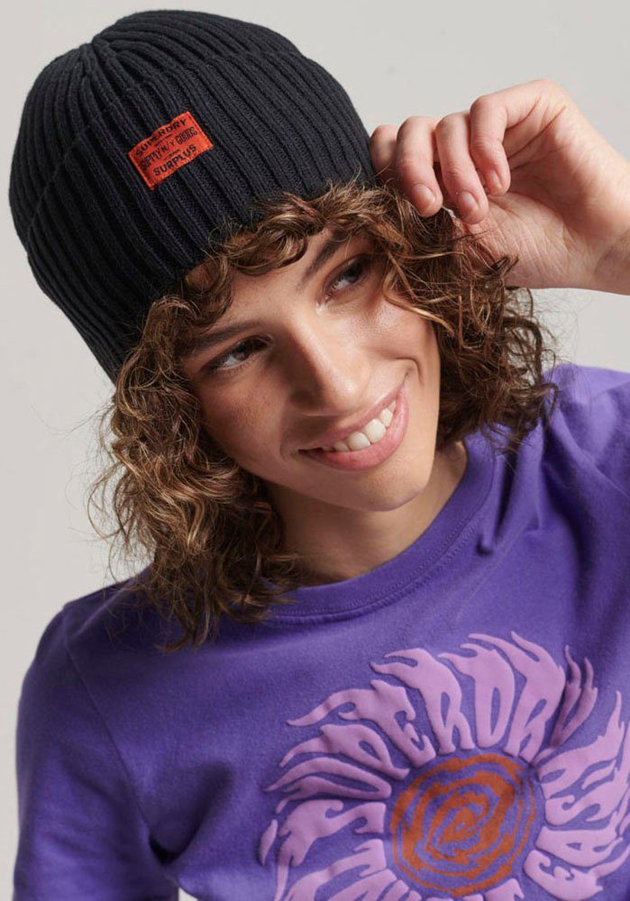 Superdry Beanie WORKWEAR KNITTED BEANIE HAT