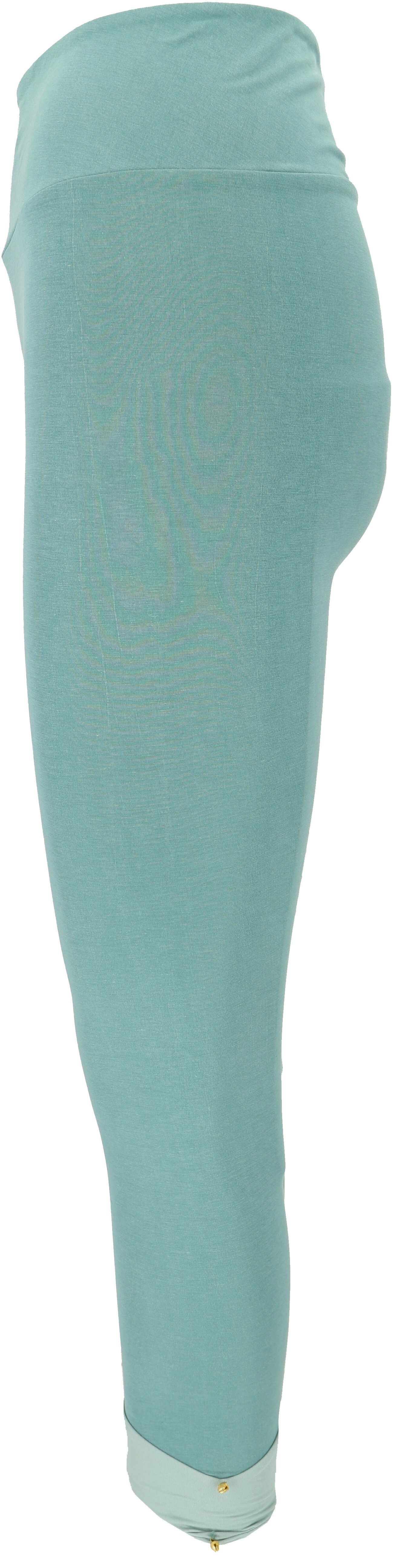 Guru-Shop Hose & Shorts Yoga Pixi Leggings mit Glöckchen, 3/4.. alternative Bekleidung