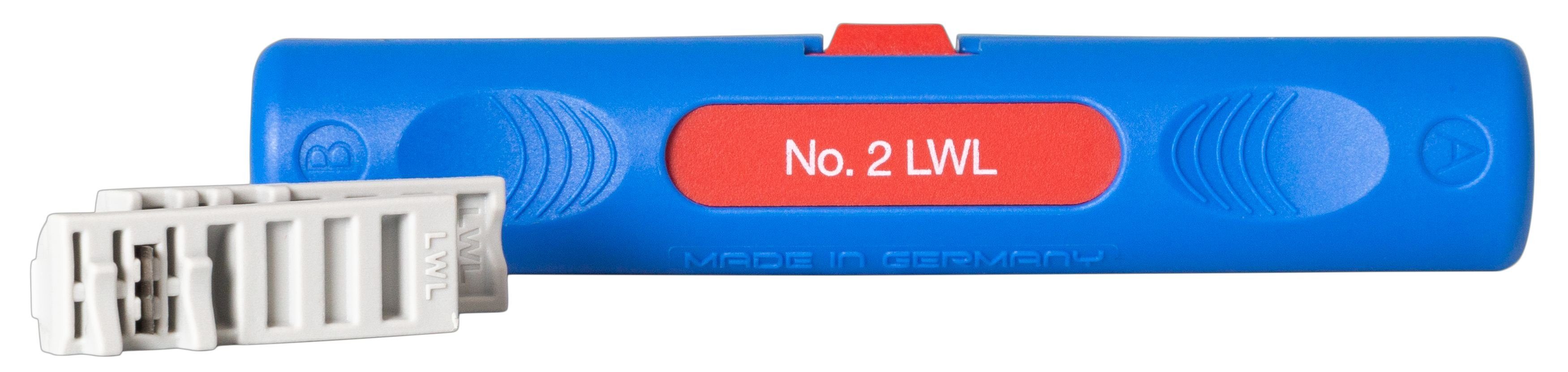 WEICON Abmantelungszange LWL Fibre Tube No. 2, Entmanteln von speziellen Buffer Tubes, Packung 1-tlg.