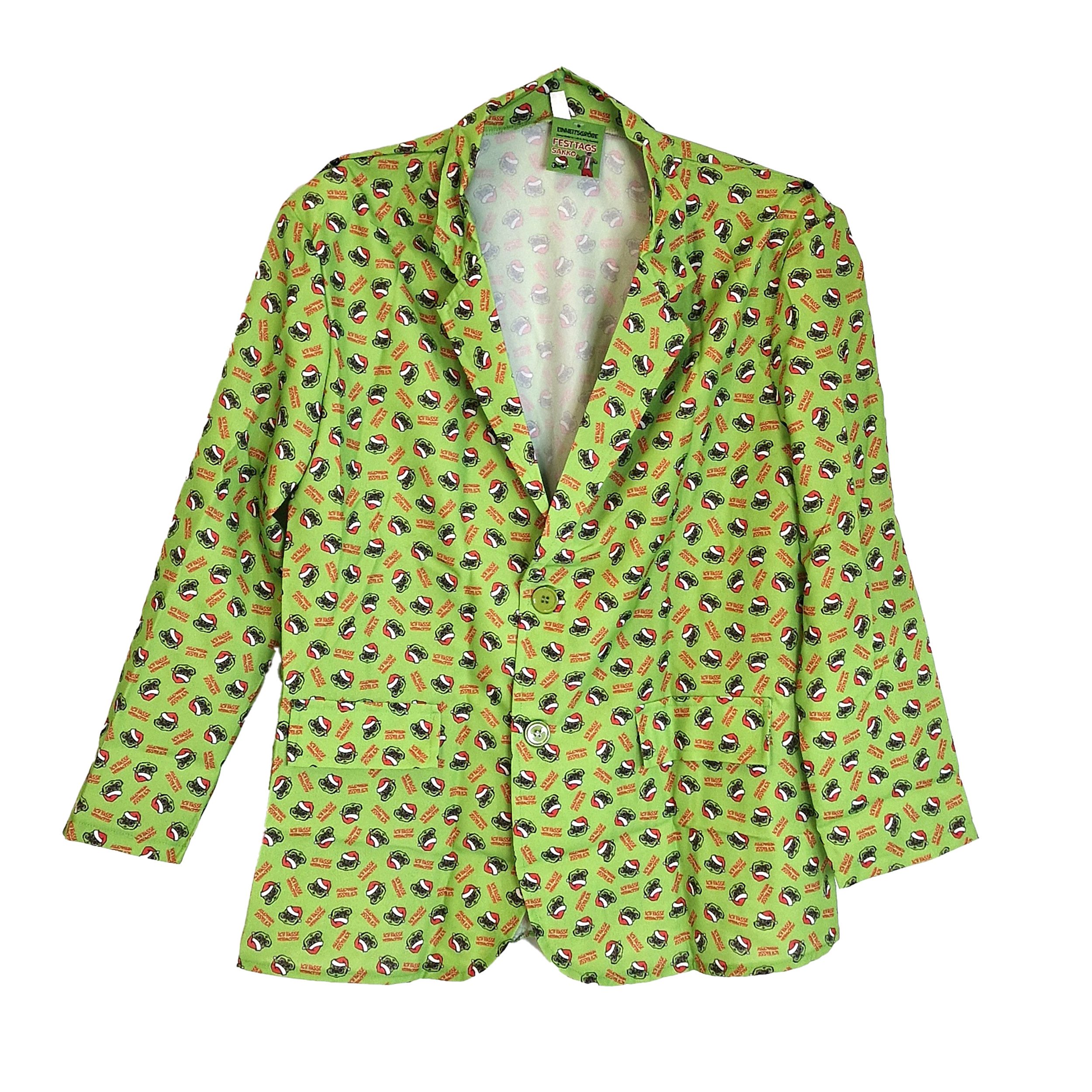 TOPCENT Sakko Muffel Weihnachtssakko Einheitsgröße auffällig & humorvoll