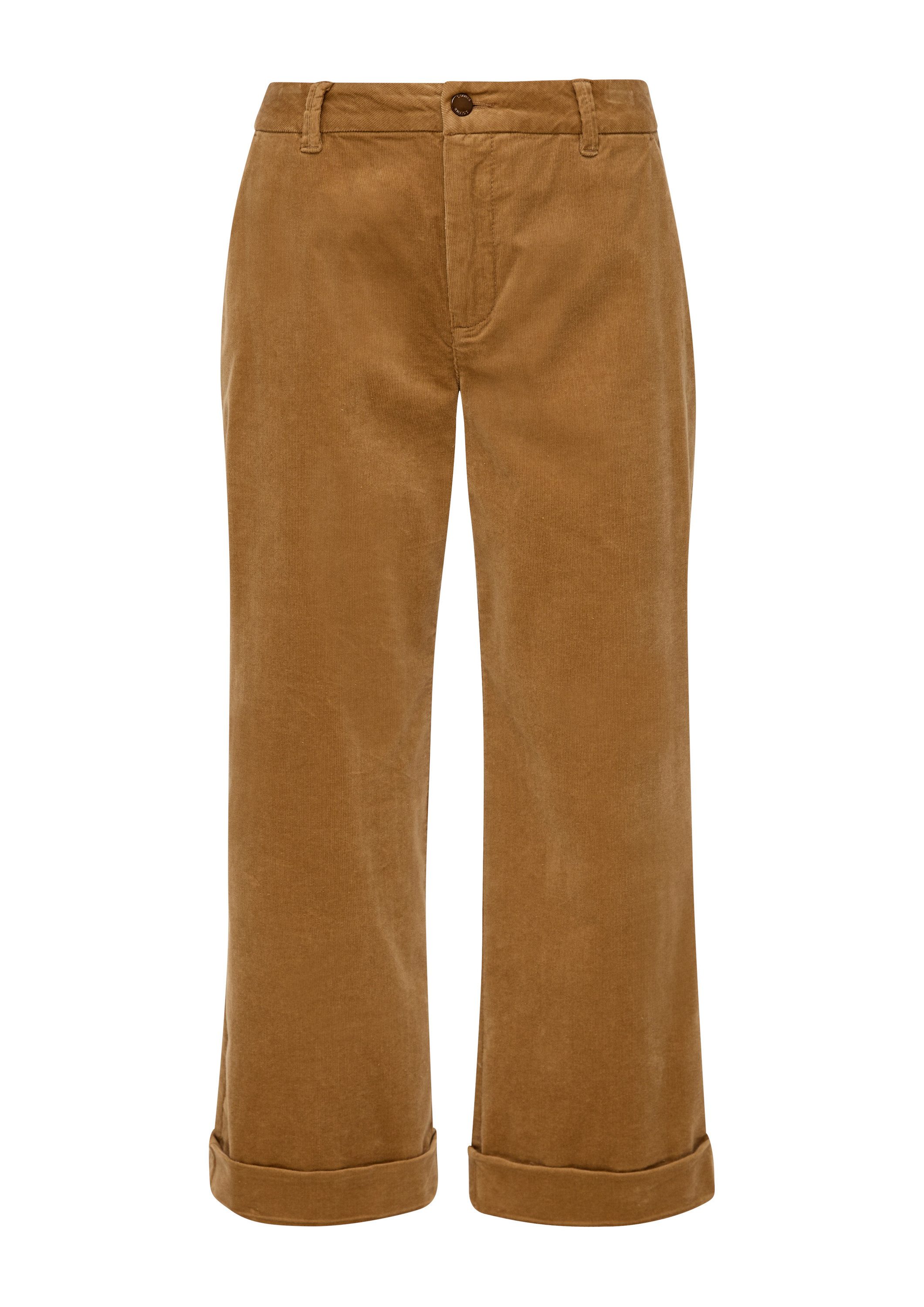 s.Oliver Culotte Hose Regular: Culotte aus Cord günstig online kaufen