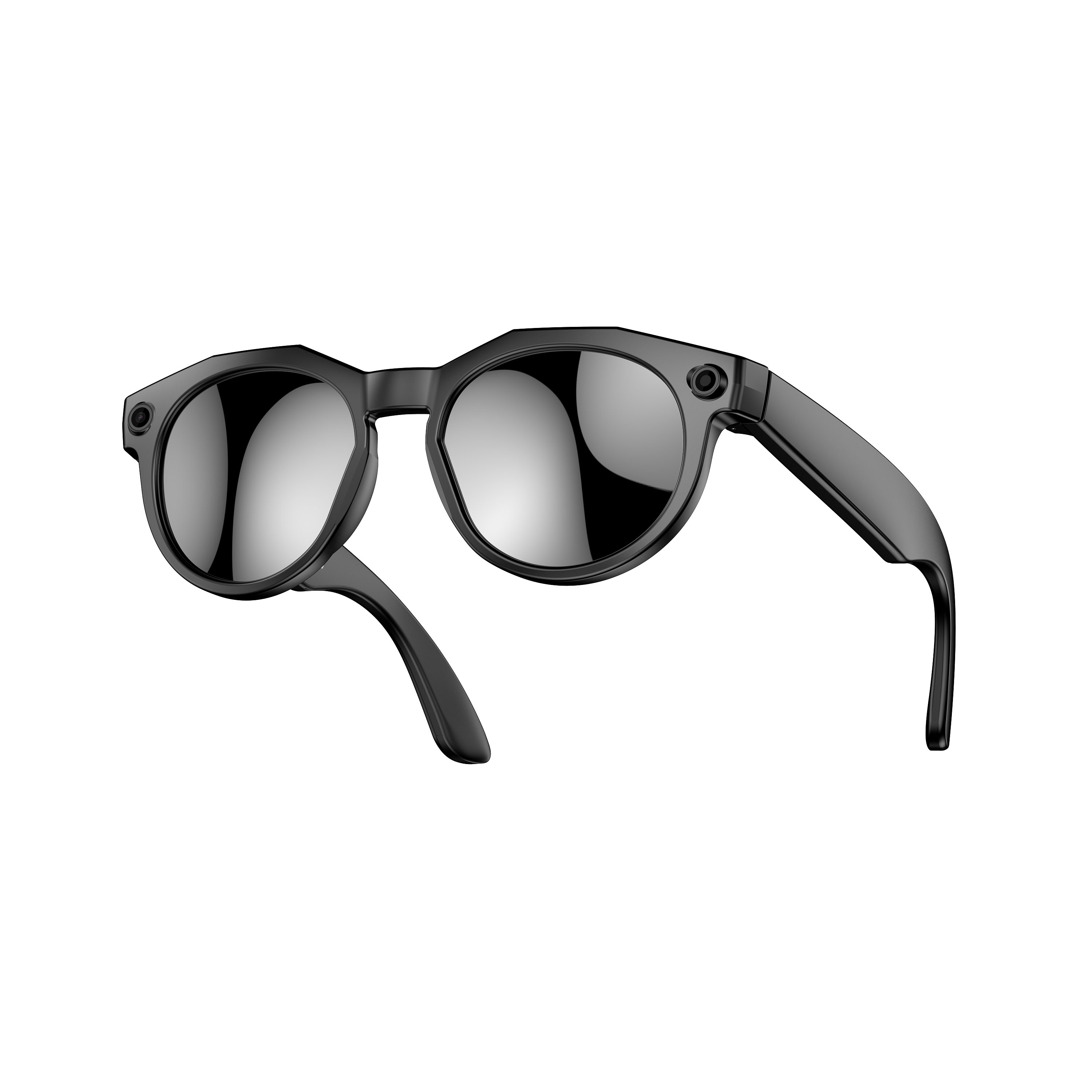 Zevelora Sonnenbrille mit Kamera 8MP, Musik, Anrufe & Echtzeit Übersetzung (1-St) KI Brille 1080P mit ChatGPT, Sprachsteuerung & AI Bilderkennung