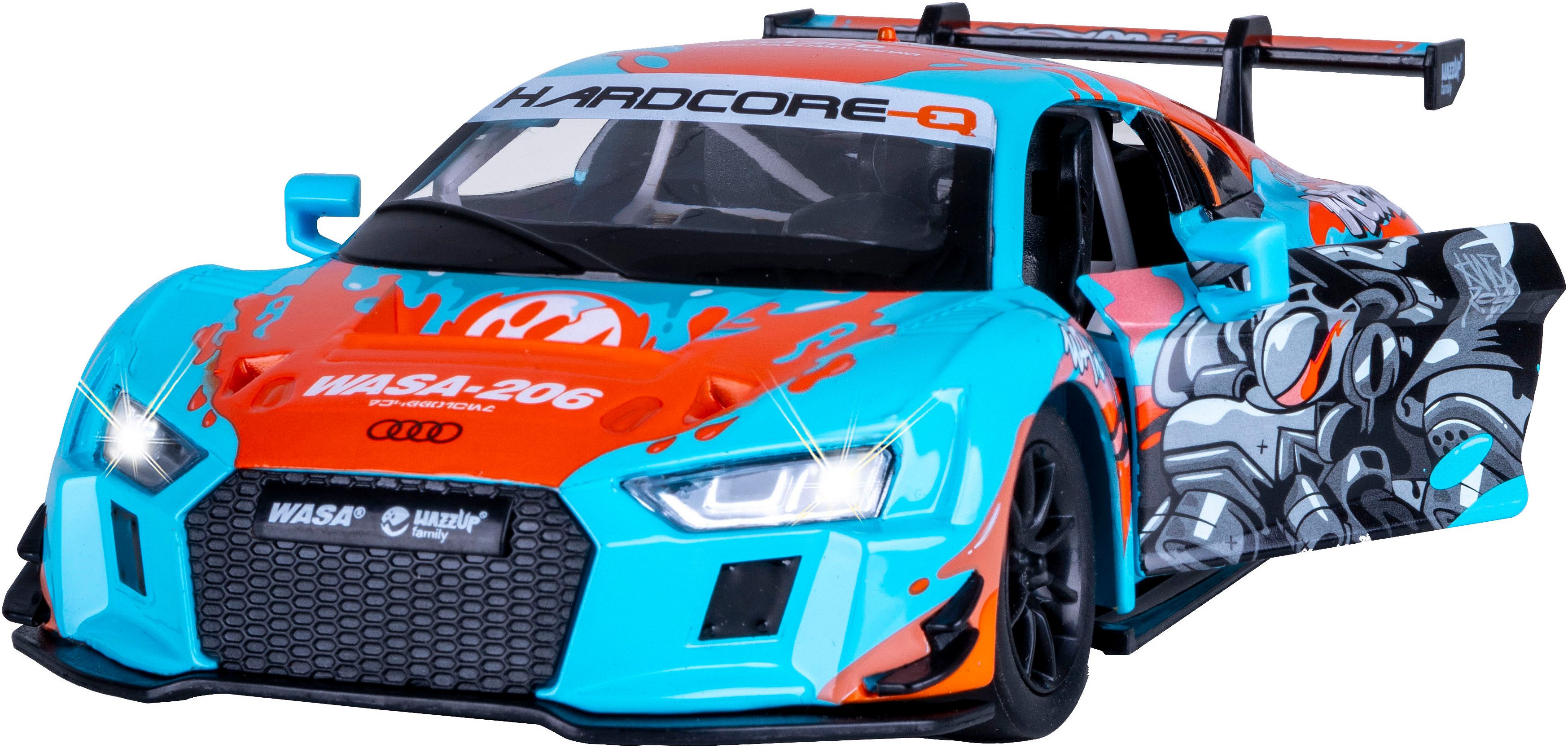 Jamara Spielzeug-Auto Diecast, Audi R8 LMS blau inklusive Batterien, LED Li günstig online kaufen