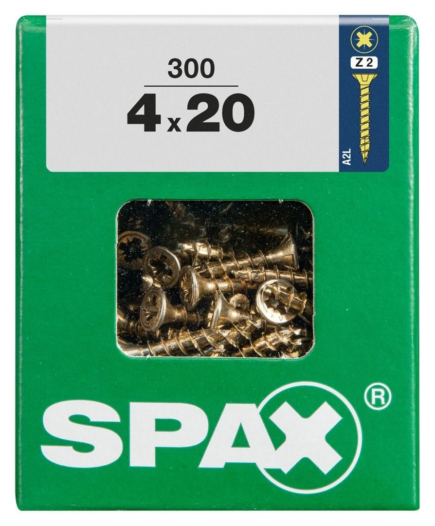 SPAX Holzbauschraube Spax 20 x 4.0 PZ - Universalschrauben mm 2 300