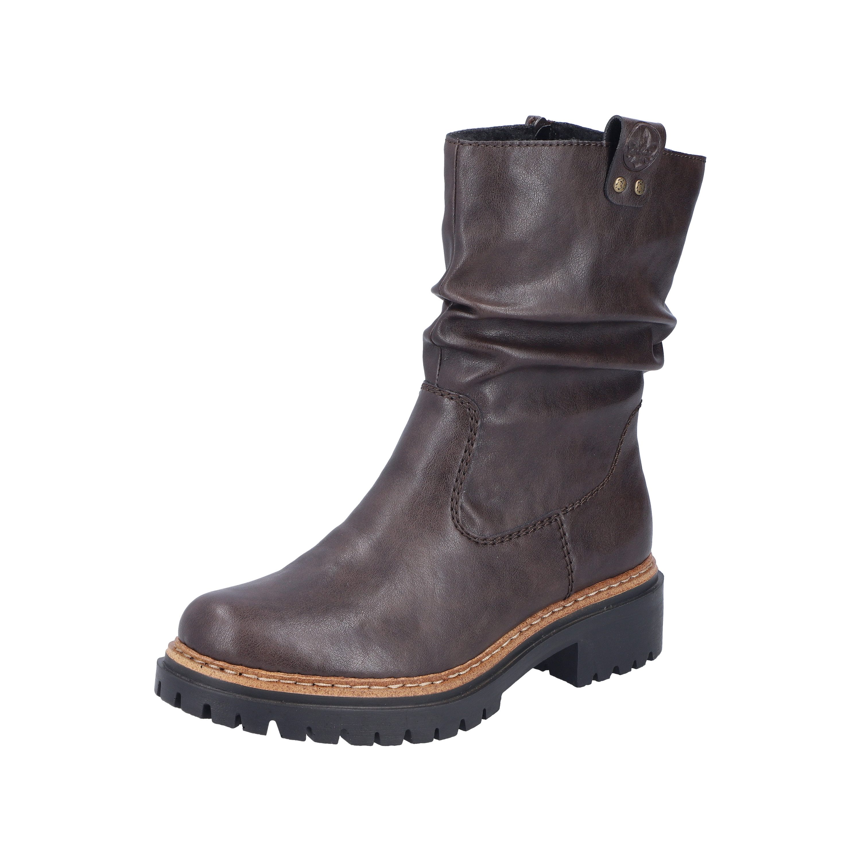 Rieker Winterstiefelette Boots mit Innenreißverschluss und Profilsohle