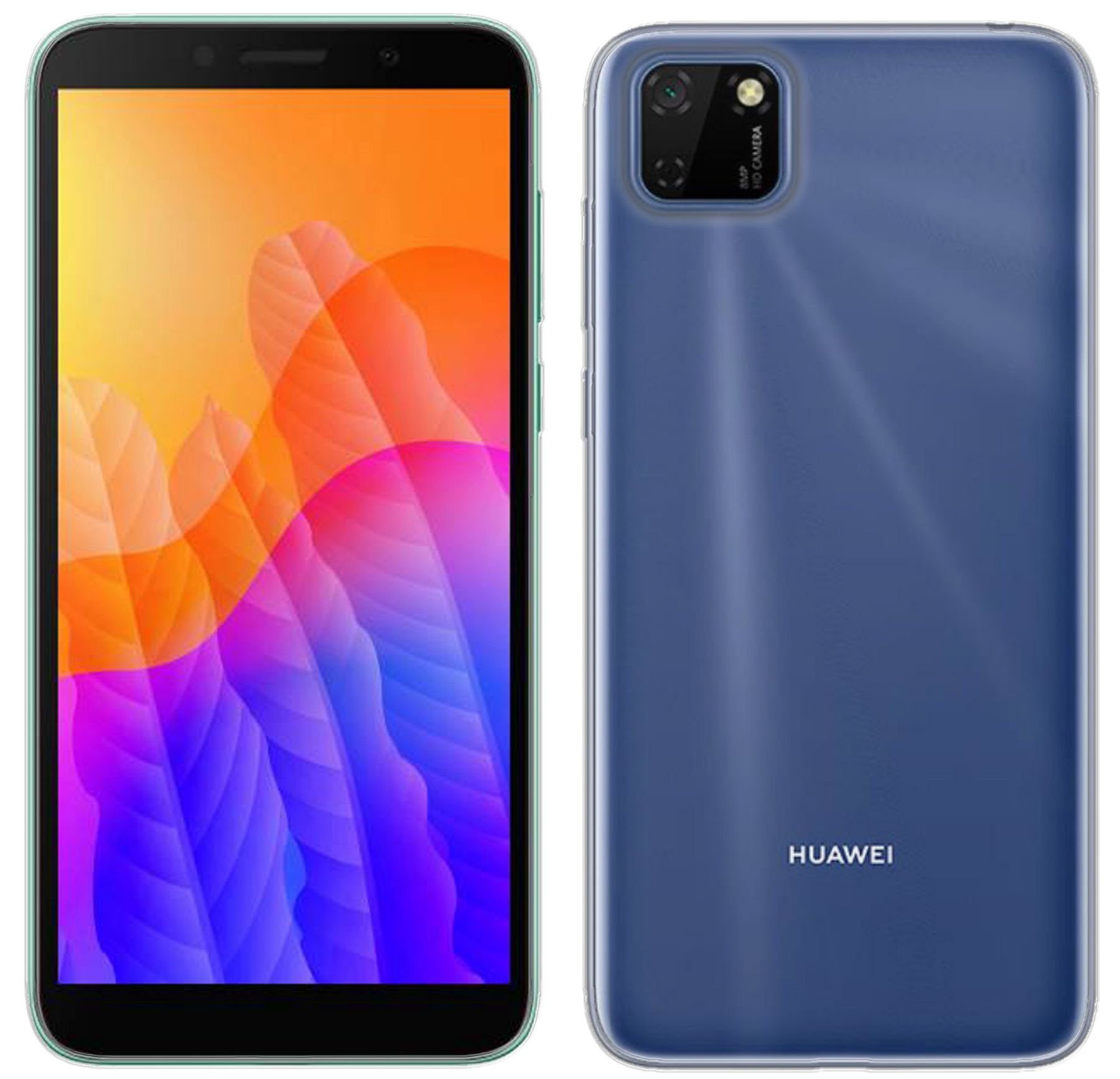 cofi1453 Handyhülle Silikon Hülle Basic für Huawei Y5P, Case Cover ...