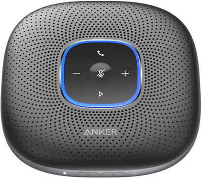 Anker PowerConf Bluetooth Konferenzlautsprecher Lautsprecher (mit 6 integrierten Mikrofonen, verbesserter Tonaufnahme, 24 St. Akku, USB-C Konnektivität, für Homeoffice)