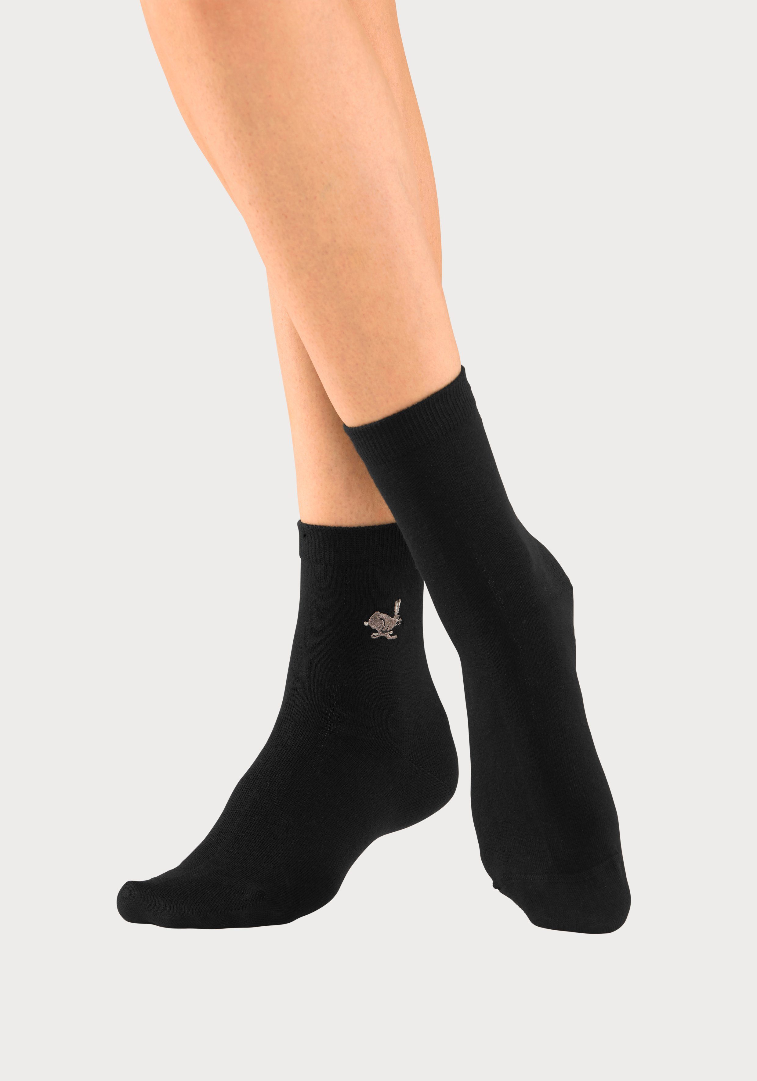 H.I.S Socken (Packung, 5-Paar) mit hochwertiger Stickerei