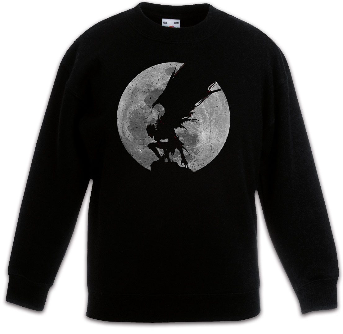 Sweatshirt Shinigami Moon 1 Kinderpullover Light Note Kira Yagami L Death Ryuk