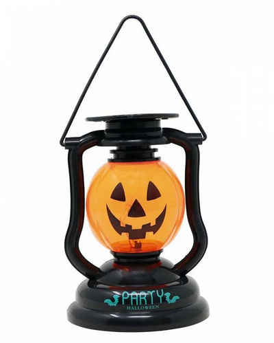 Horror-Shop Dekoobjekt Beleuchtete Halloween Laterne mit Licht & Henkel 1