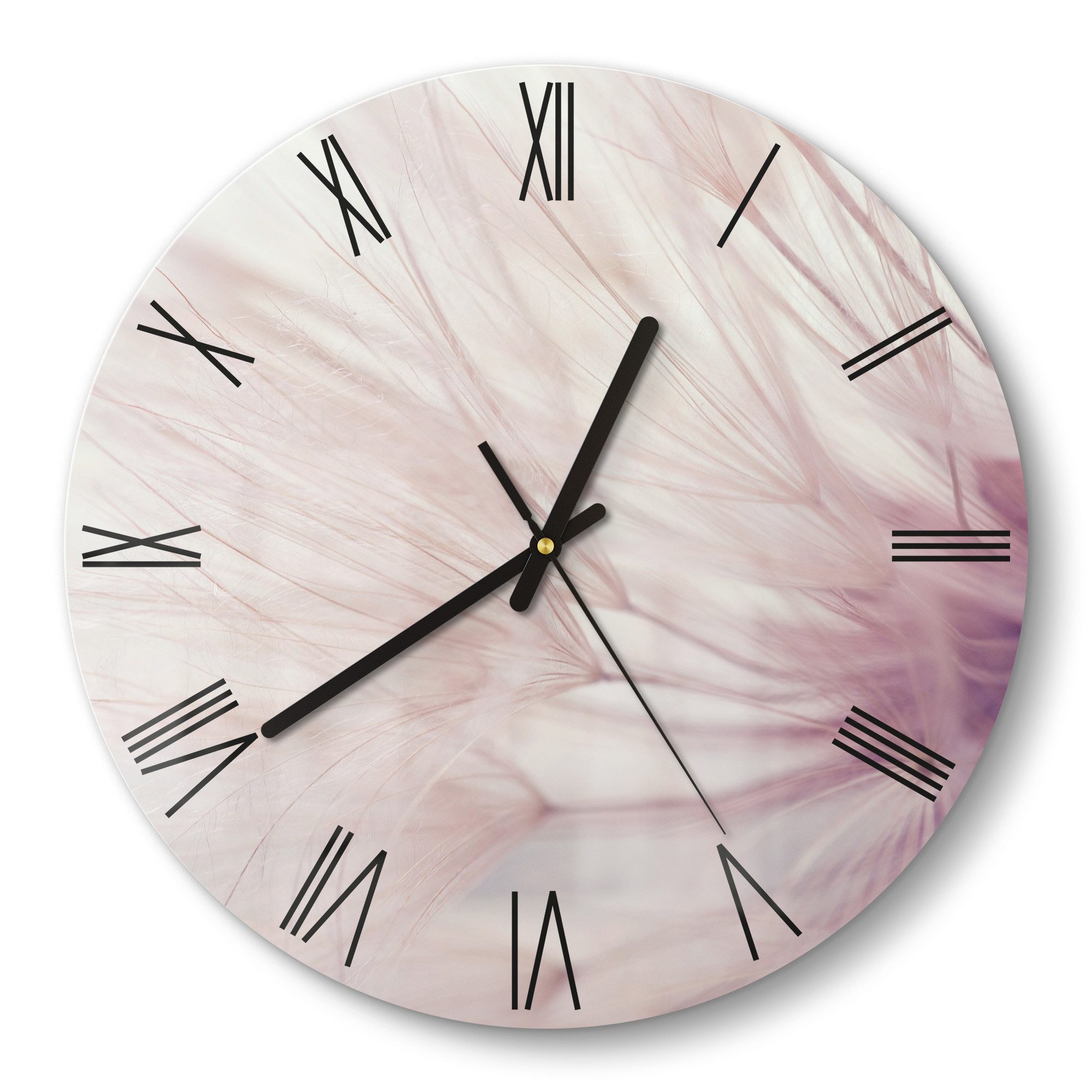 DEQORI Wanduhr 'Zarte Pusteblume' (Glas Glasuhr günstig online kaufen