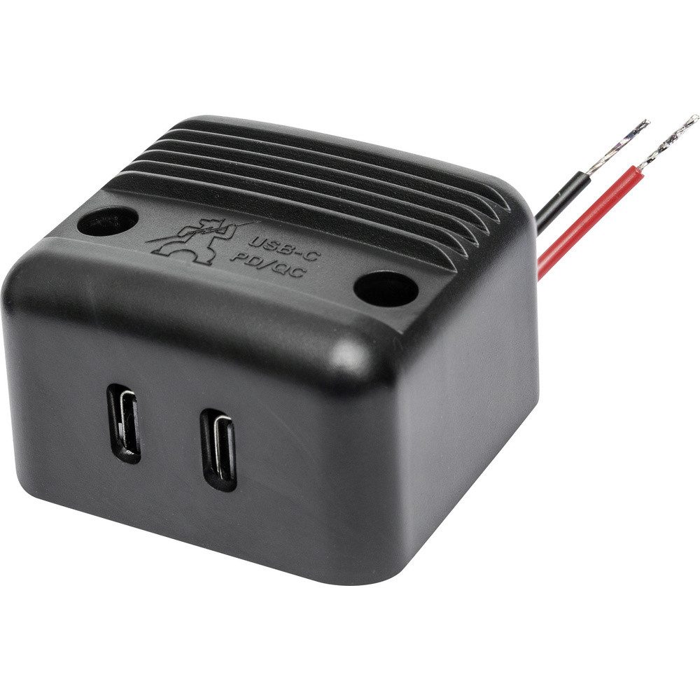 ProCar Kfz-Relais ProCar Aufbau-Power USB-C Doppelsteckdose PD/QC max 2x 30 W 12 V, 2