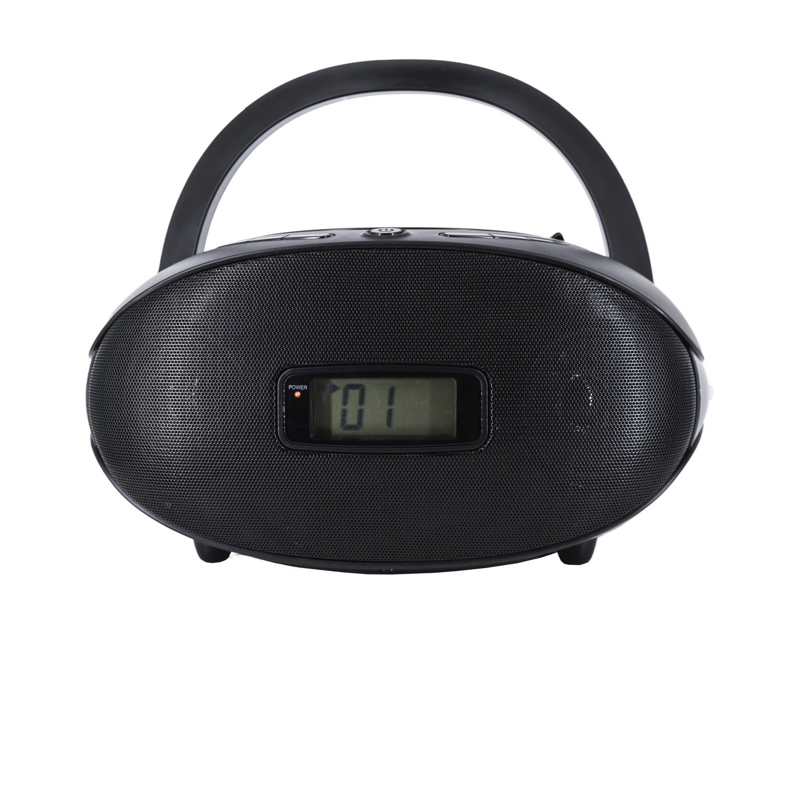 Denver TC-29 – Tragbarer CD-Player mit FM-Radio & AUX-Eingang Boombox