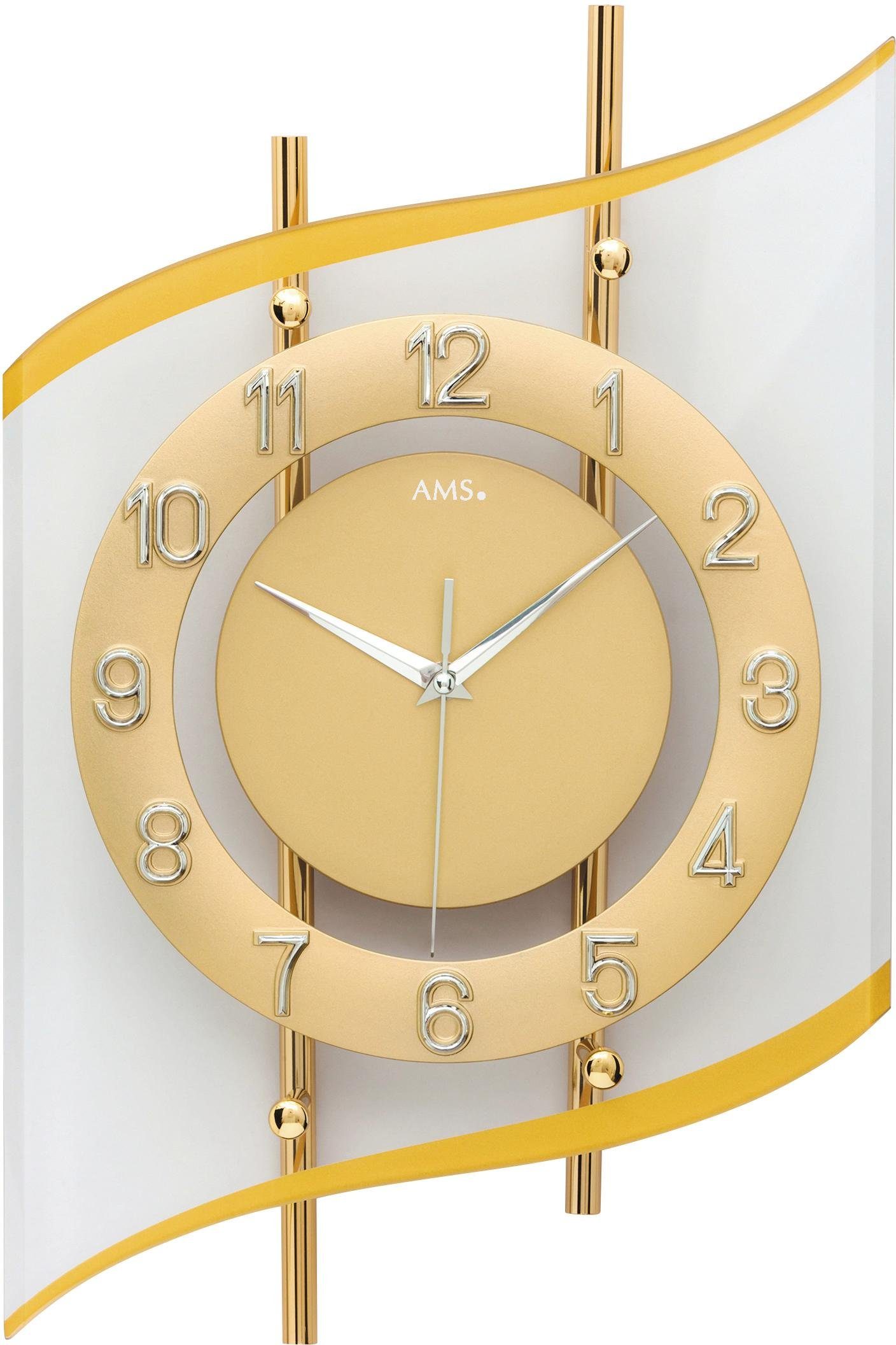 AMS Funkwanduhr F5505 (Quarzuhr,Wohnzimmer,Esszimmer,Küche,Made in Germany, günstig online kaufen