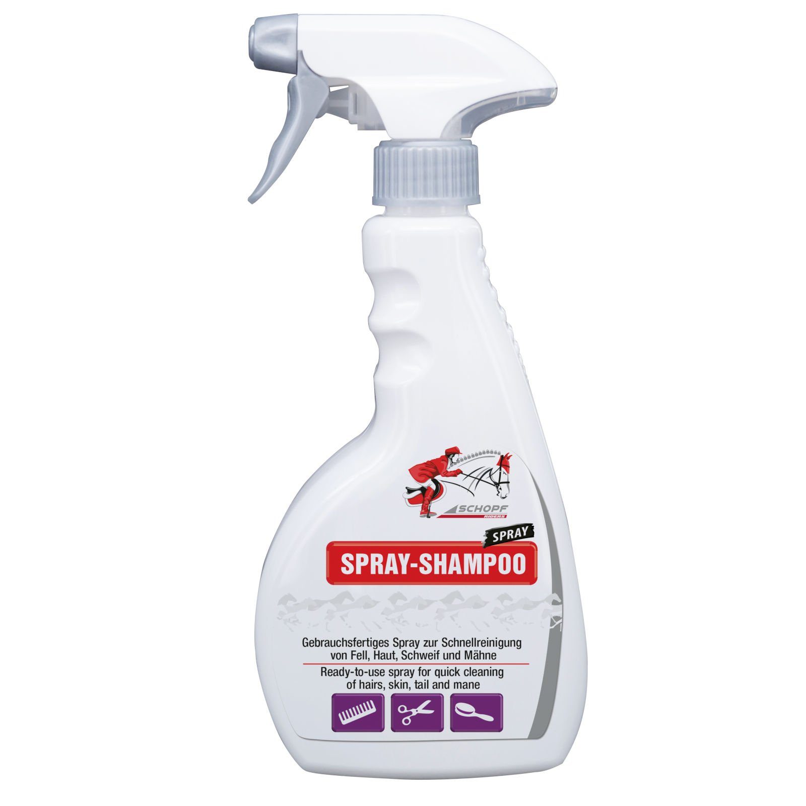Schopf Riders Tiershampoo Shine Spray Shampoo für Pferde 500 ml