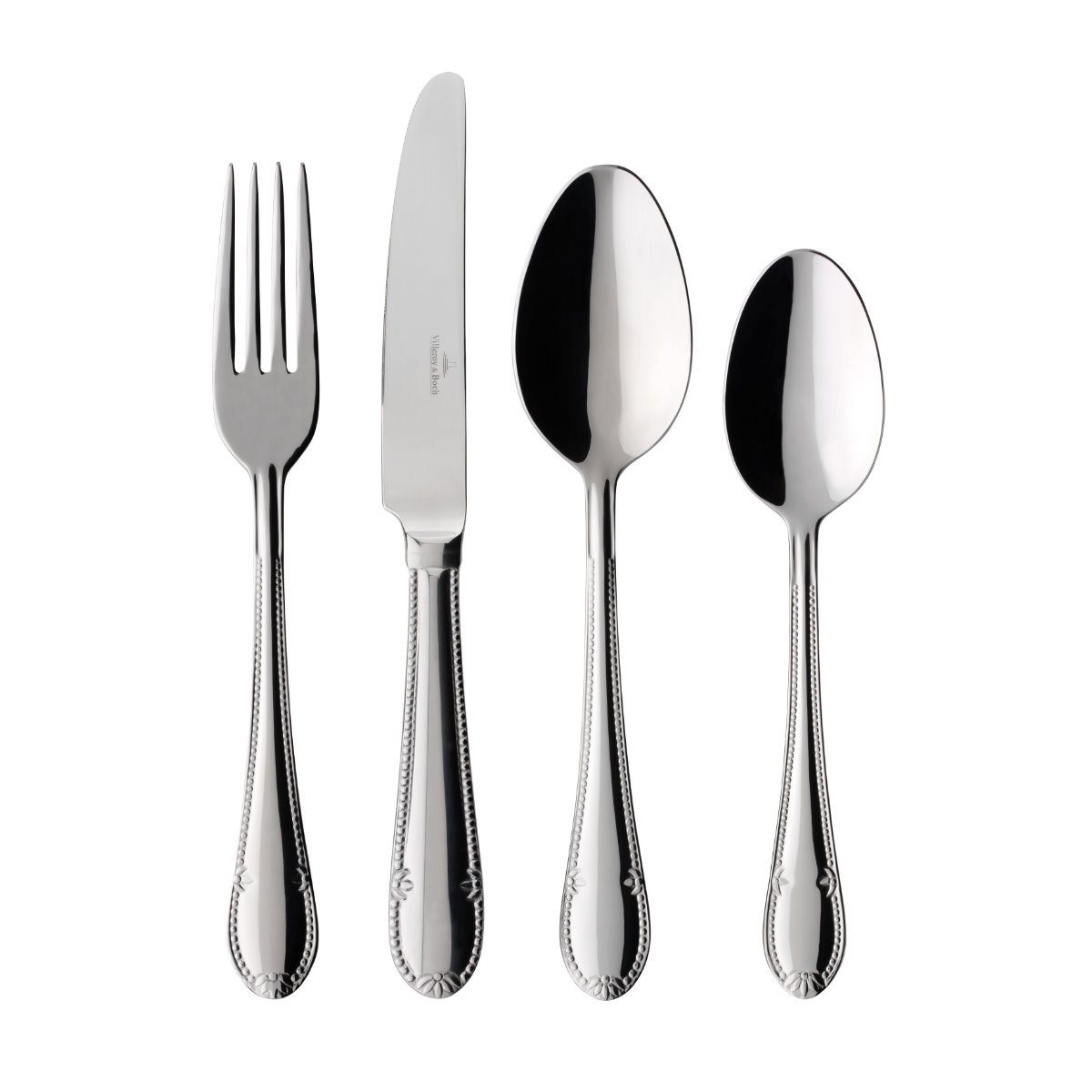 Villeroy & Boch Besteck-Set Mademoiselle 18/10 Edelstahl, 6 Personen, rostfreier Edelstahl 18/10, 24-tlg.