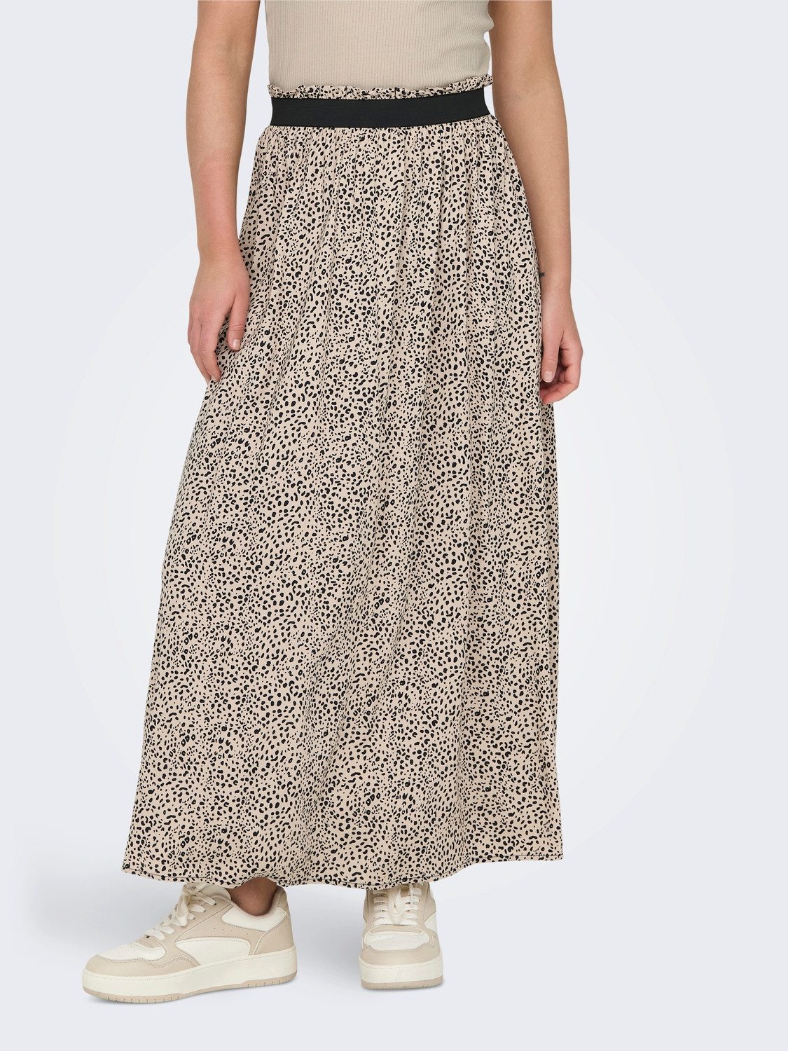 ONLY Maxirock ONLVENEDIG AOP LIFE LONG SKIRT Viskose, wadenlang günstig online kaufen