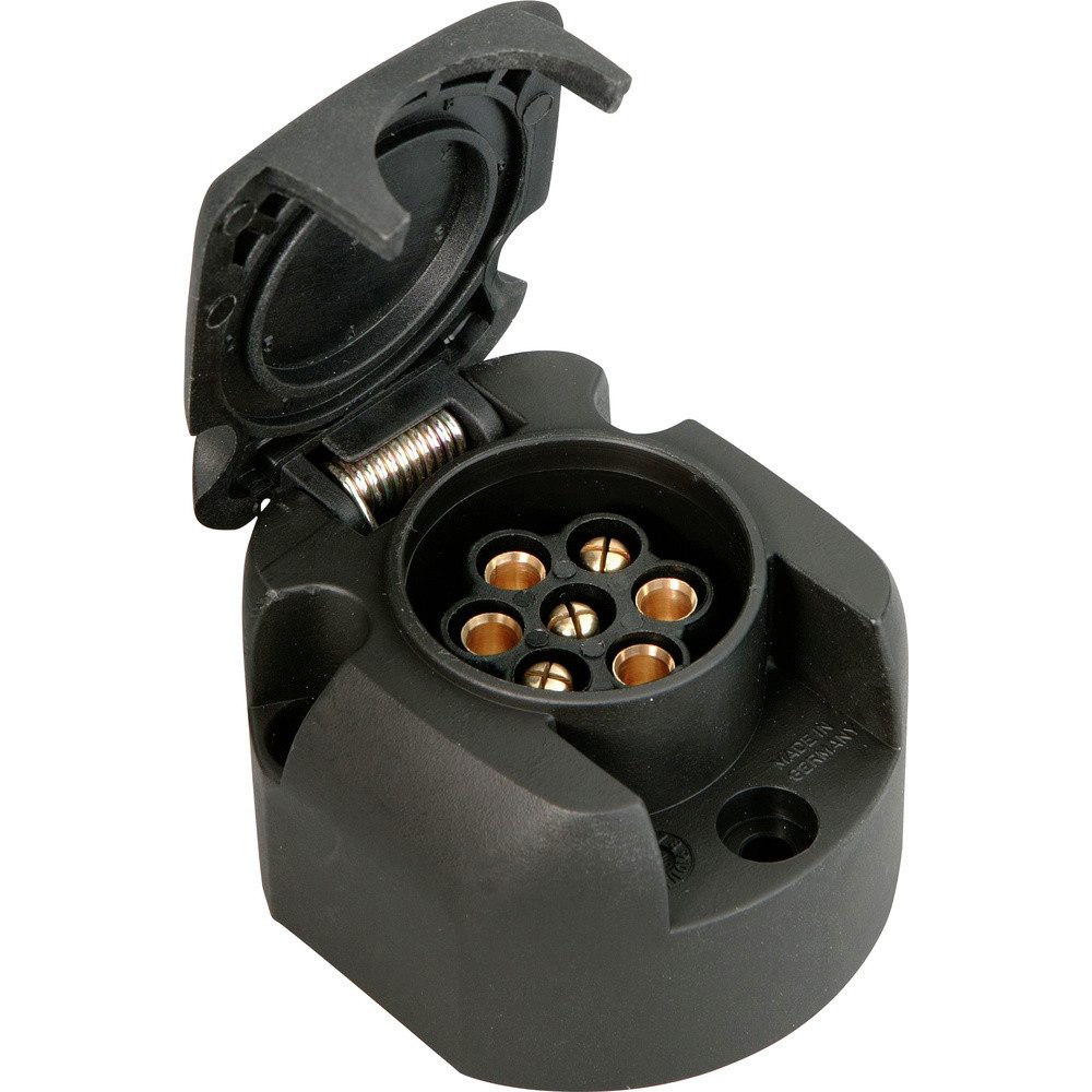 IWH Anhänger IWH 010207 Anhänger-Steckdose [Steckdose 7polig - Stecker 7polig] Kuns