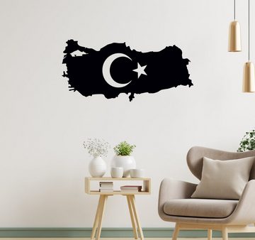 LEON FOLIEN LED Dekolicht Türkei Karte mit türkischem Led Wappen Emblem Türkiye in Schwarz #3