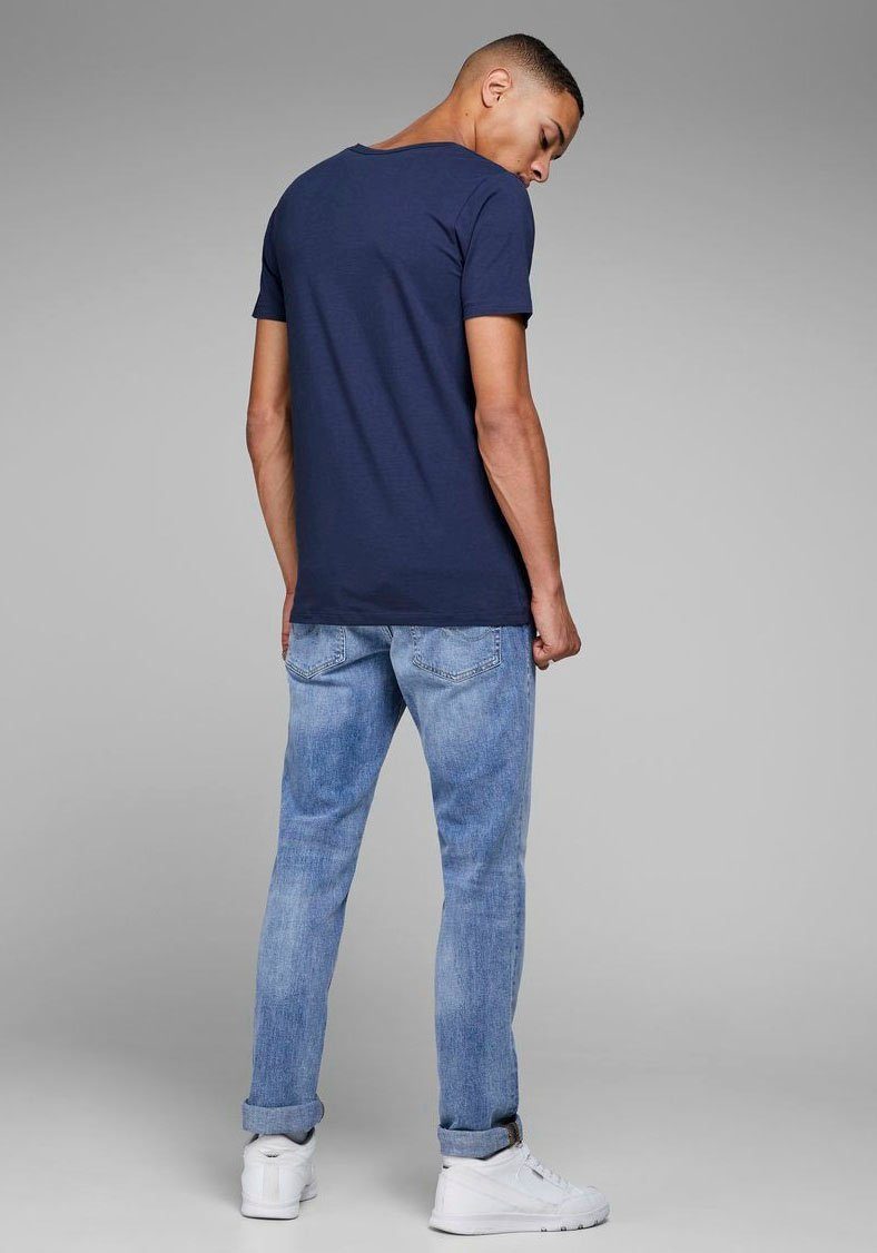 Jack & Jones Herren V-Neck T-Shirt Basic günstig online kaufen
