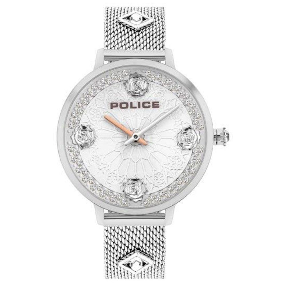 PL.16031MS/04MM, Police Uhr Digitaluhr Silber Police Damen PL.16031MS/04MM