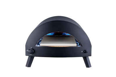 ebuy24 Gartenlounge-Sessel Bukom Pizzaofen til gas schwarz.