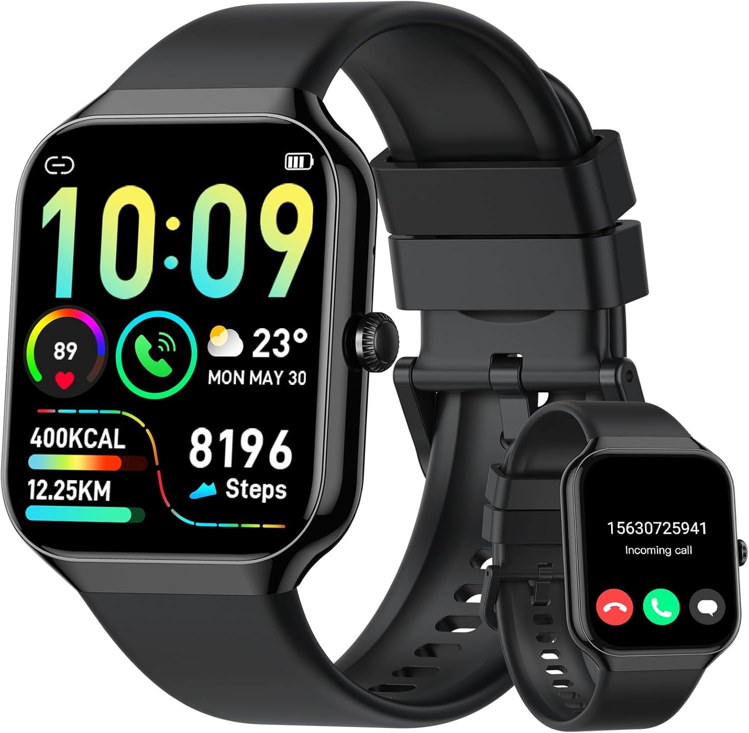 Togala P99 Smartwatch (4,9 cm, android ios), Herren Smartwatch mit 1.9" HD Display, Bluetooth 5.3 Telefonie