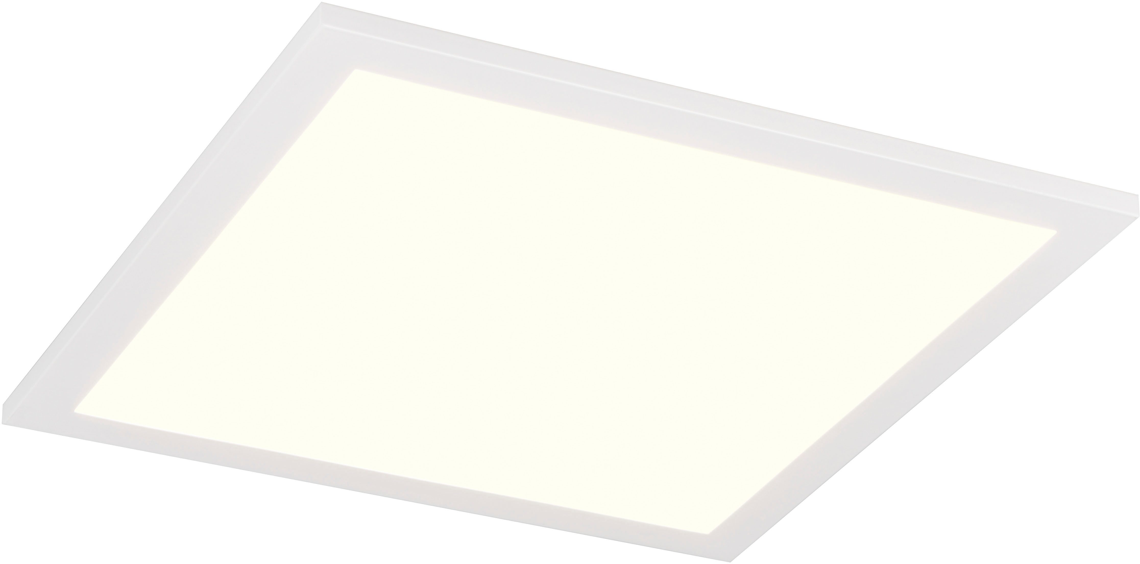 Reality Leuchten LED Deckenleuchte SIRIUS, LED Deckenlampe mit Bewegungsmelder, Dämmerungssensor IP20, Bewegungsmelder, Leuchtdauer einstellbar, Tageslichtsensor, LED fest integriert, Warmweiß, als Wandleuchte oder Deckenleuchte indoor montierbar, 2050 Lumen 3000K