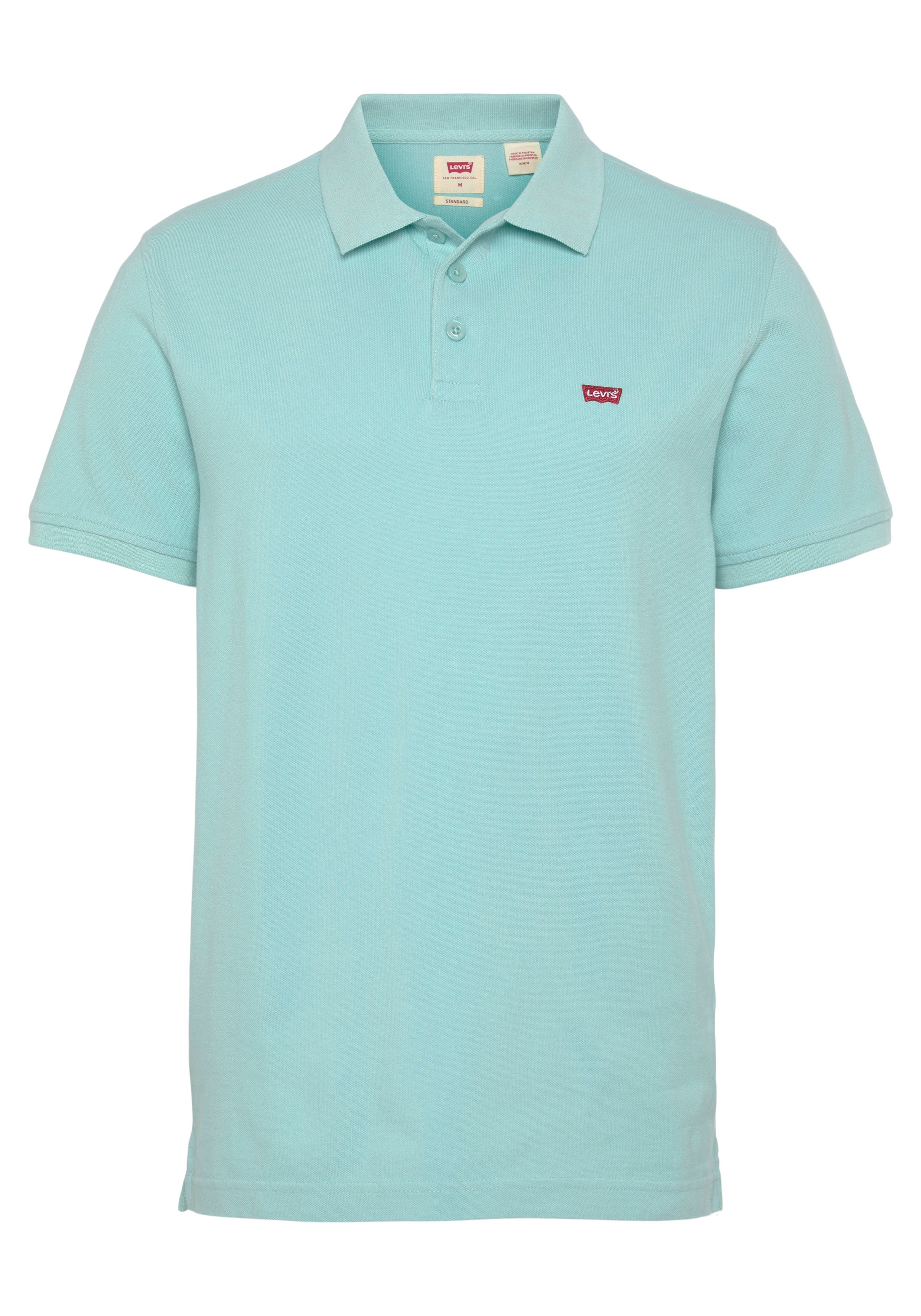 Levi's® Poloshirt LE NEW LEVIS HM POLO mit kleinem Batwing-Logo pastel turquoise