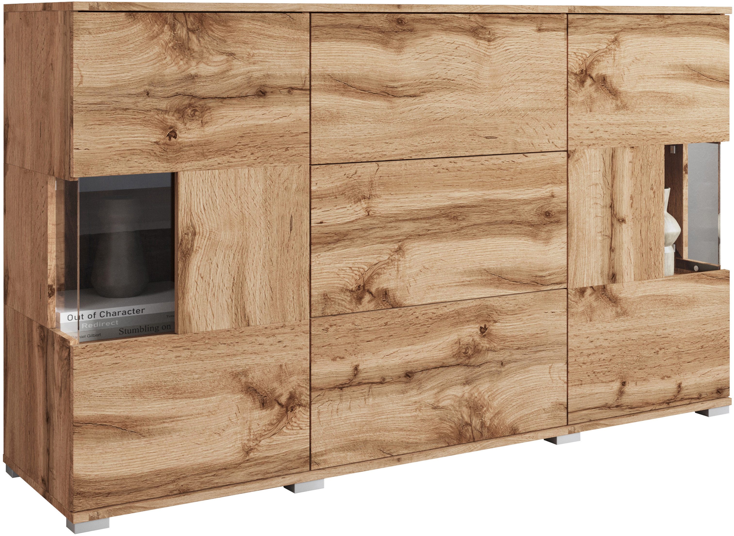 INOSIGN Sideboard "Kenia", (1 St.), Sideboard mit 3 Schubladen, 6 Fächern, günstig online kaufen