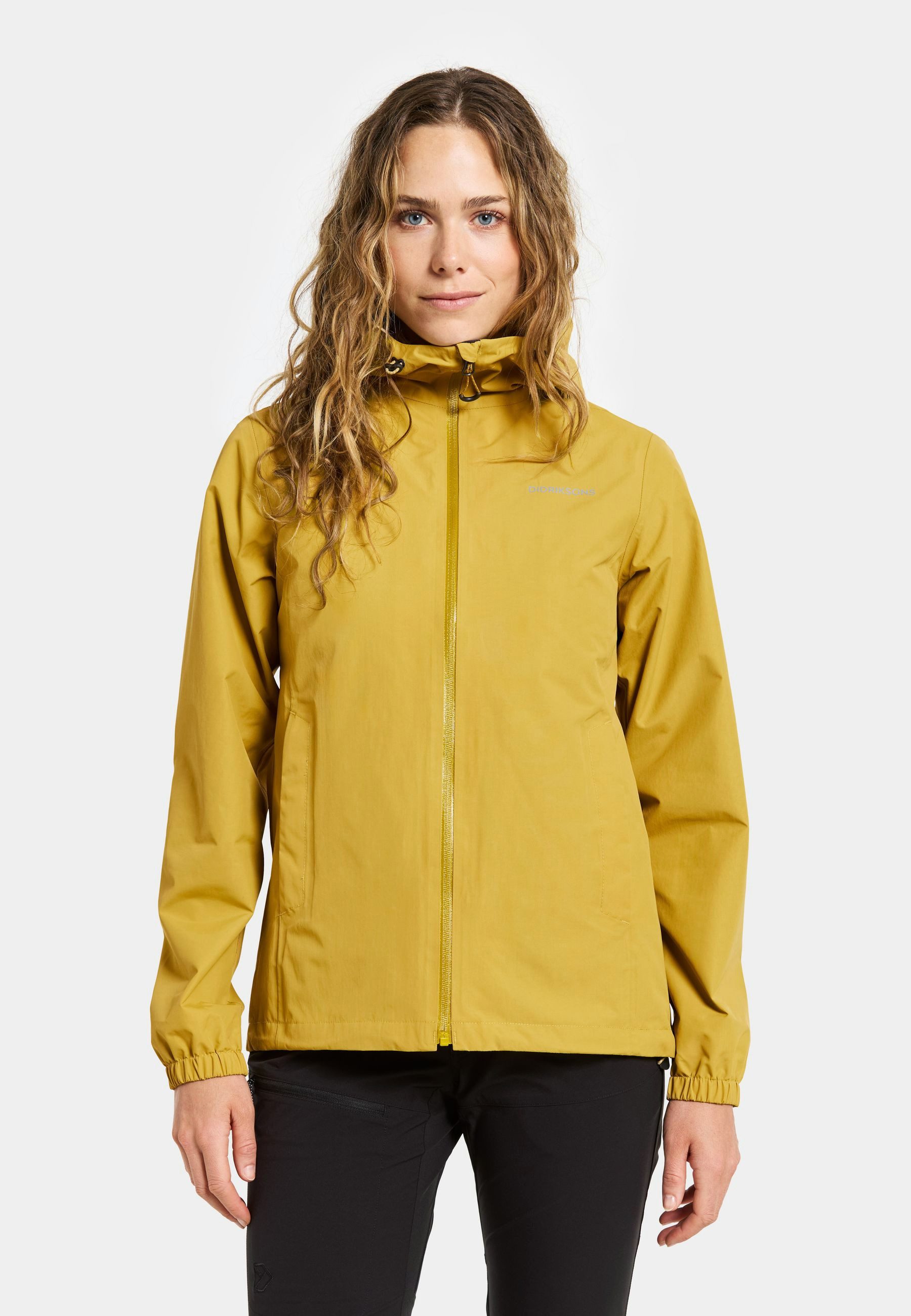 Didriksons Outdoorjacke Damen Regenjacke Wasserdicht VARJA mit Kapuze mit Taschen