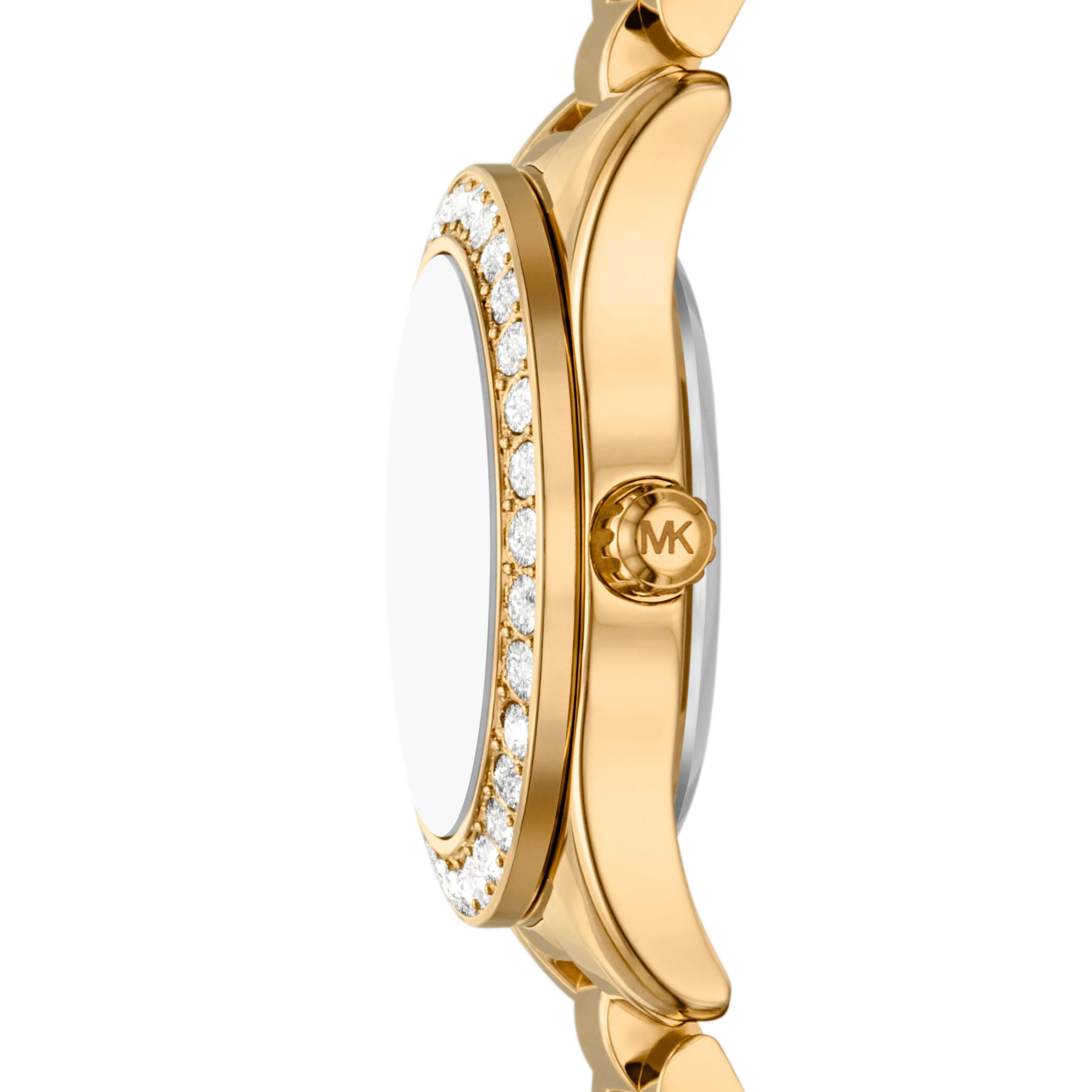 MICHAEL KORS Quarzuhr Lexington MK7659SET, (Set, 4-tlg., Uhr mit drei Lünetten), Armbanduhr, Edelstahlarmband, Ideal auch als Geschenk, analog – Bild 3 von 5