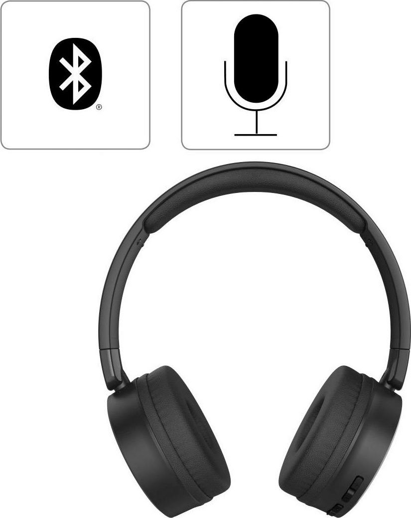 mit Bluetooth, Bluetooth-Kopfhörer ohne drehbar, A2DP Bluetooth, Wireless, On-Ear 10 AVRCP HSP, (Freisprechfunktion, Kabel m) Mikro, Reichweite Thomson True und Kopfhörer HFP, mit Bluetooth®