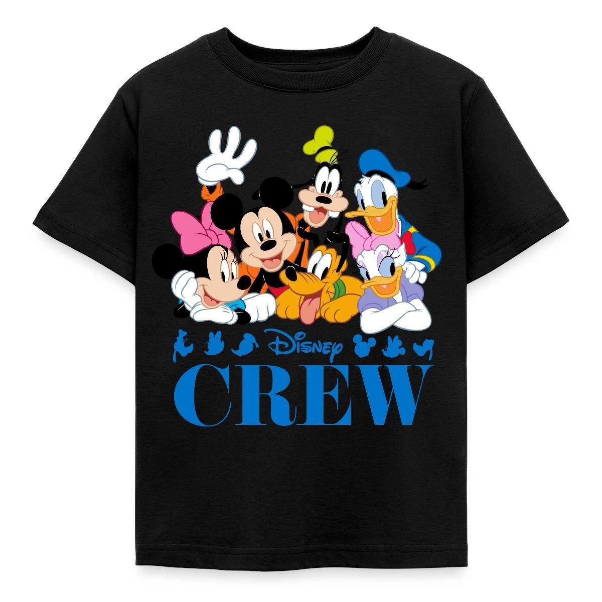 T-Shirt Mickey & Minnie Pluto Goofy Daisy Donald Crew Kinder T-Shirt