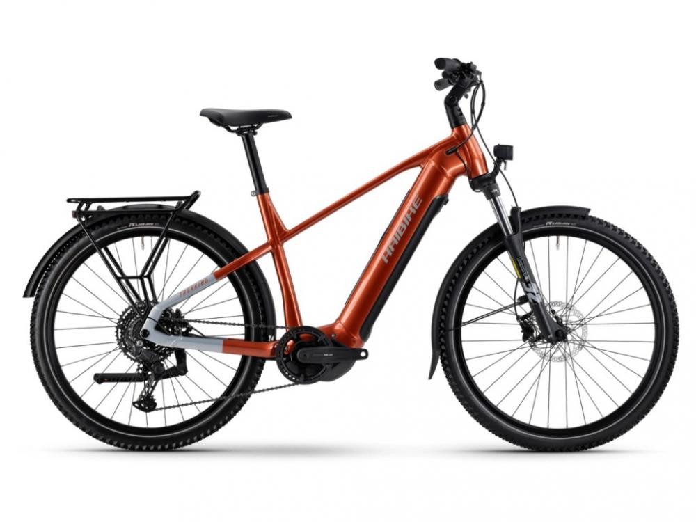 Haibike E-Bike TREKKING 4 HIGH i720Wh 10-G Cues 25 HB YS2S GL_orange/silver Rh M/45