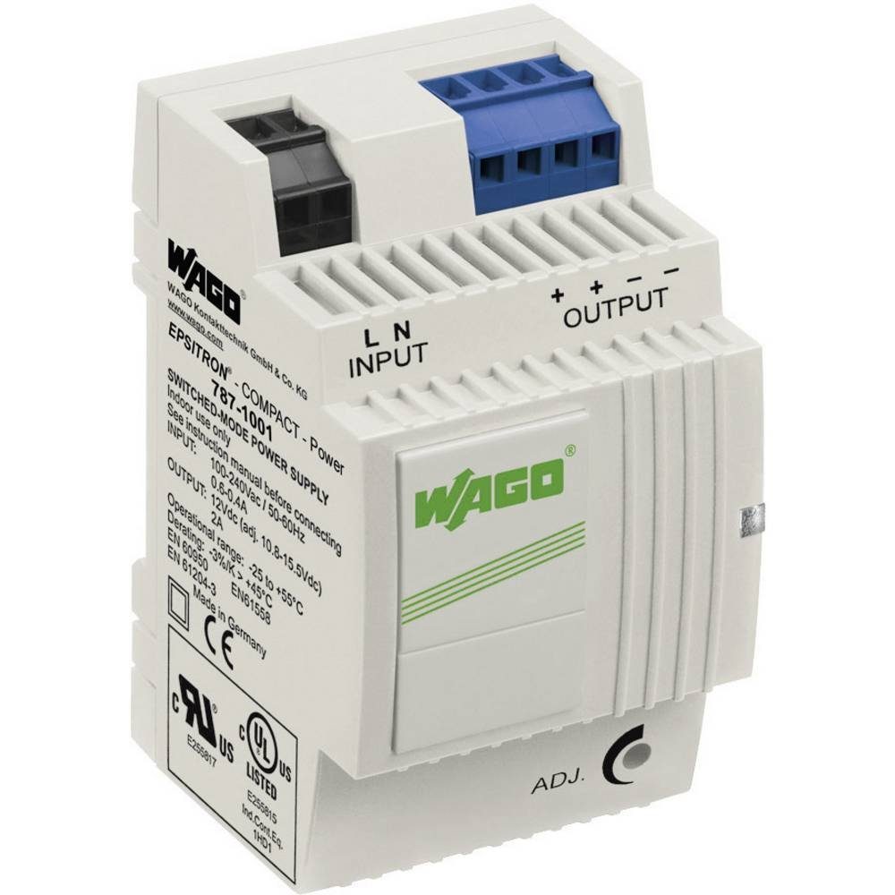 WAGO EPSITRON® COMPACT Power DC 12 V / 2 A 787-1001 Hutschienen-Netzteil