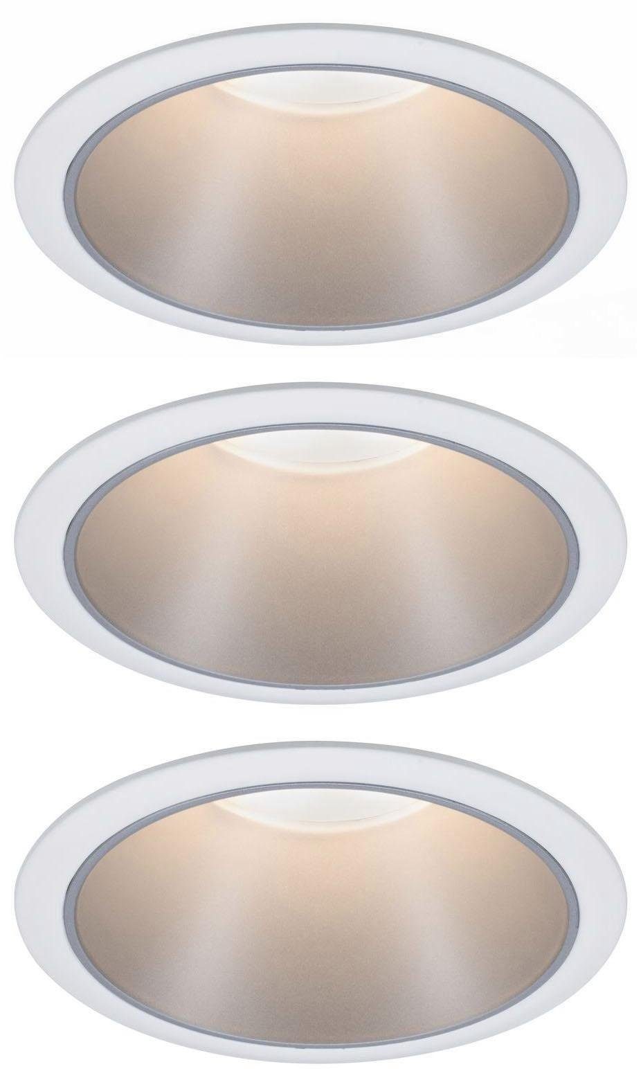 Paulmann LED Einbauleuchte Cole, Dimmfunktion, LED wechselbar, Warmweiß, De günstig online kaufen